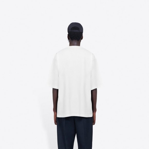 Balenciaga Unisex Oversized Uniform logo T shirt - Picture 5 of 9